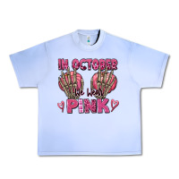 Grape Ice in october we wear pink skeleton Urban Heavy Tee - texasbilliewilder
