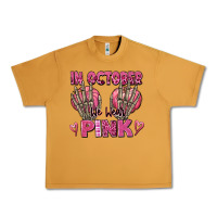 Peanut Butter in october we wear pink skeleton Urban Heavy Tee - texasbilliewilder