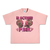Salmon in october we wear pink skeleton Urban Heavy Tee - texasbilliewilder