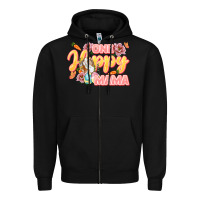 Black One hoppy Mama Zipper Hoodie - LillyAllenDesigns