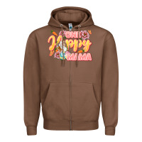 Chestnut One hoppy Mama Zipper Hoodie - LillyAllenDesigns