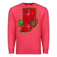 Cardinal indiana watermelon Premium Sweatshirt - RacoonDesign