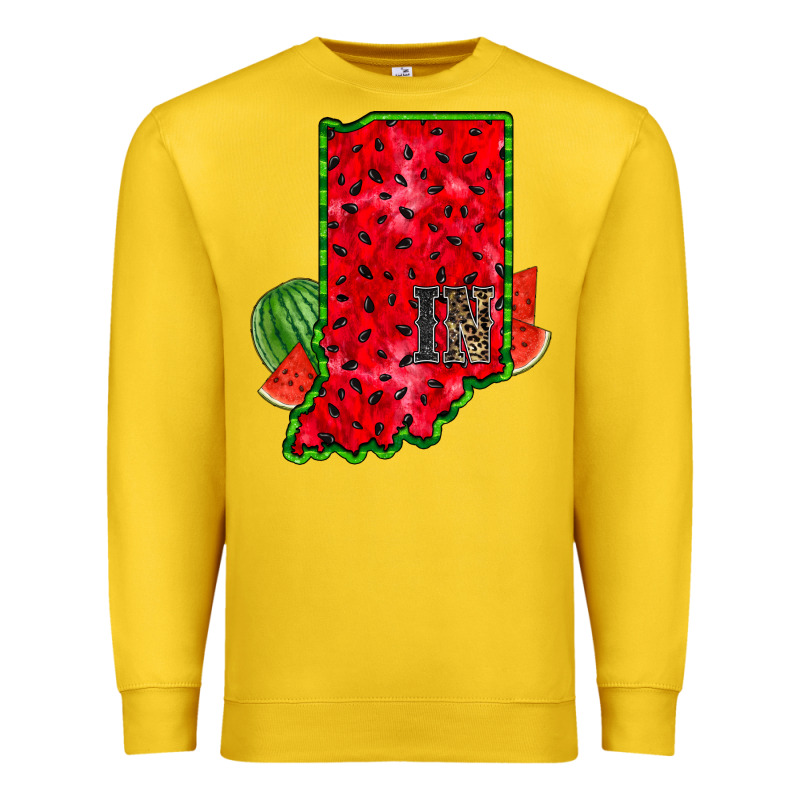 Indiana Watermelon Premium Sweatshirt by RacoonDesign | Teevron