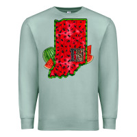 Seafoam indiana watermelon Premium Sweatshirt - RacoonDesign