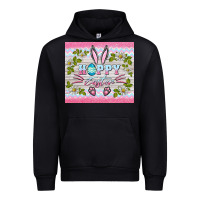 Black happy easter bunny Urban Hoodie - BarkalooDesign