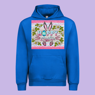 Happy Easter Bunny Urban Hoodie Designed By Barkaloodesign