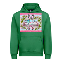 Emerald happy easter bunny Urban Hoodie - BarkalooDesign