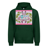 Forest Green happy easter bunny Urban Hoodie - BarkalooDesign