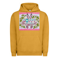 Pigment Peanut Butter happy easter bunny Urban Hoodie - BarkalooDesign