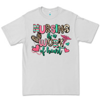 Dove Grey nursing is a work of heart Premium Tee - RanaPortraitStore