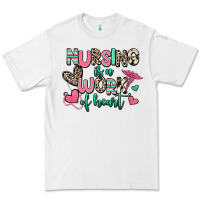 White nursing is a work of heart Premium Tee - RanaPortraitStore