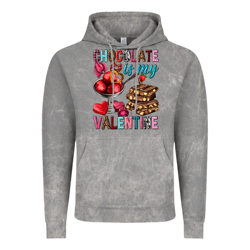 Chocolate Is My Valentine Valentine's Day Vintage Hoodie by HowdyJamesFarm | Teevron