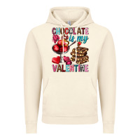 Vintage Artic Chocolate is my valentine Valentine's Day Vintage Hoodie - HowdyJamesFarm