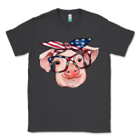 Smoke american flag with pig Classic Tee - RanaPortraitStore