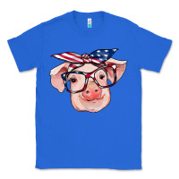 True Royal american flag with pig Classic Tee - RanaPortraitStore