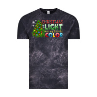 Cloud Black Christmas light are my favorite color Vintage Tee - NancyCooperArtShop