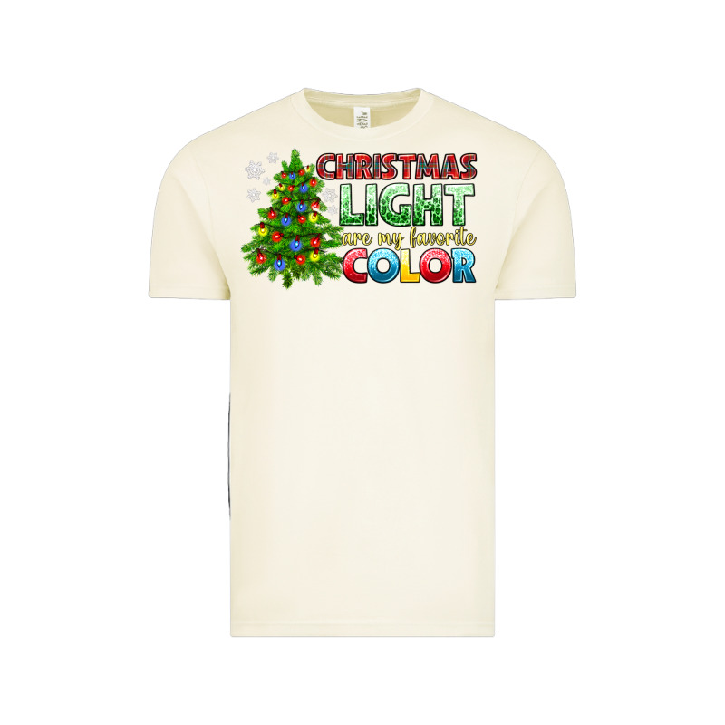Christmas Light Are My Favorite Color Vintage Tee by NancyCooperArtShop | Teevron