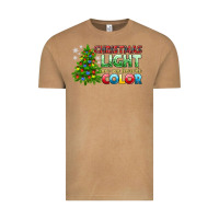Vintage Camel Christmas light are my favorite color Vintage Tee - NancyCooperArtShop
