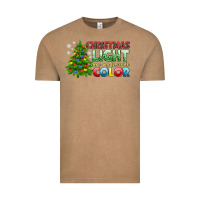 Vintage Coffee Christmas light are my favorite color Vintage Tee - NancyCooperArtShop