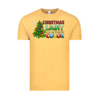 Vintage Mustard Christmas light are my favorite color Vintage Tee - NancyCooperArtShop