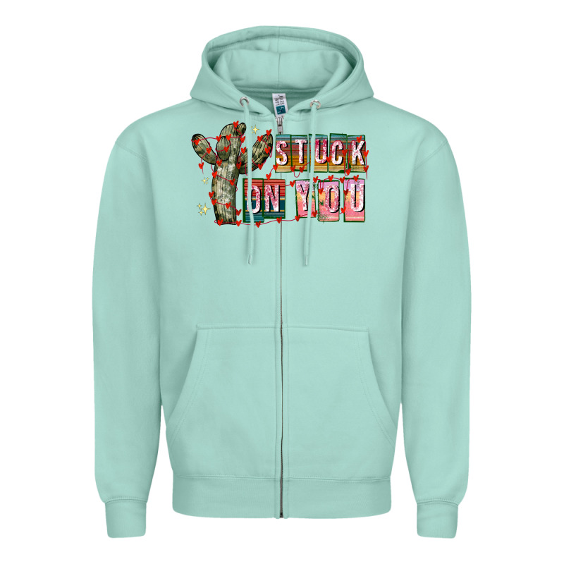 Stuck On You Zipper Hoodie by CowhideDigitalArt | Teevron