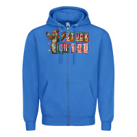 True Royal Stuck on You Zipper Hoodie - CowhideDigitalArt