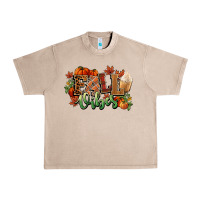 French Oak Fall vibes pumpkins Urban Heavy Tee - NancyCooperArtShop