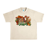 Sandshell Fall vibes pumpkins Urban Heavy Tee - NancyCooperArtShop