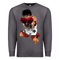 Charcoal Heather ippo makunouchi Premium Sweatshirt - lanVoArt