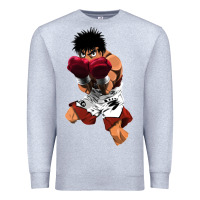 Heather Grey ippo makunouchi Premium Sweatshirt - lanVoArt