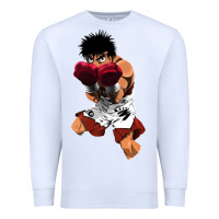 White ippo makunouchi Premium Sweatshirt - lanVoArt