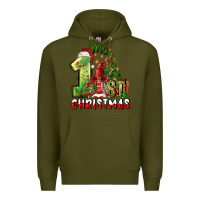 Army Green first christmas Premium Hoodie - FaDigitalArtStudio
