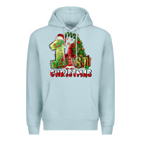 Blue Mist first christmas Premium Hoodie - FaDigitalArtStudio