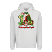 Dove Grey first christmas Premium Hoodie - FaDigitalArtStudio