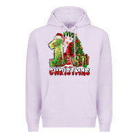 Lilac first christmas Premium Hoodie - FaDigitalArtStudio