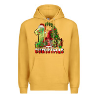 Mustard first christmas Premium Hoodie - FaDigitalArtStudio