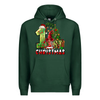 Sports Green first christmas Premium Hoodie - FaDigitalArtStudio