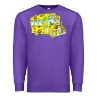 Purple the magic school bus Premium Sweatshirt - lanVoArt