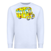 White the magic school bus Premium Sweatshirt - lanVoArt