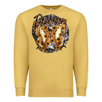 Antique Gold dreamer butterfly Premium Sweatshirt - RacoonDesign