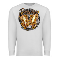 Dove Grey dreamer butterfly Premium Sweatshirt - RacoonDesign