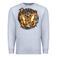 Heather Grey dreamer butterfly Premium Sweatshirt - RacoonDesign