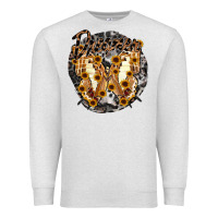 Oatmeal Heather dreamer butterfly Premium Sweatshirt - RacoonDesign