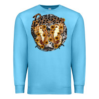 Ocean Blue dreamer butterfly Premium Sweatshirt - RacoonDesign