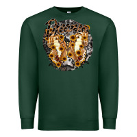 Sports Green dreamer butterfly Premium Sweatshirt - RacoonDesign