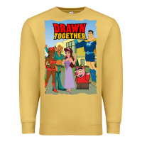Antique Gold drawn together Premium Sweatshirt - lanVoArt