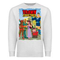 Oatmeal Heather drawn together Premium Sweatshirt - lanVoArt