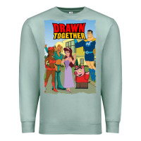 Seafoam drawn together Premium Sweatshirt - lanVoArt