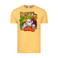 Vintage Mustard Howdy ghouls Vintage Tee - NancyCooperArtShop