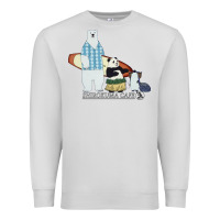 Dove Grey shirokuma cafe Premium Sweatshirt - lanVoArt